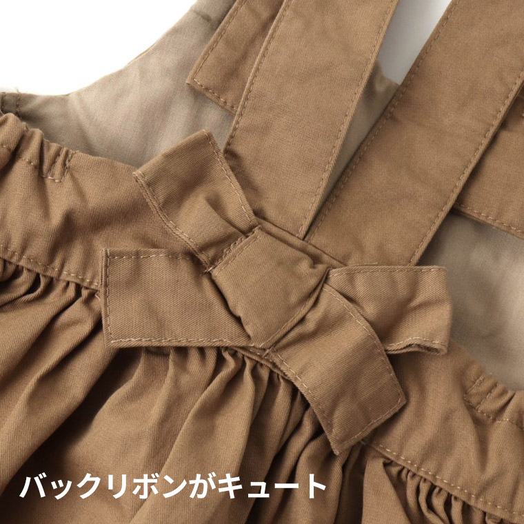 バックリボンジャンパースカート  /  SERAPH（セラフ） 子供服 秋服