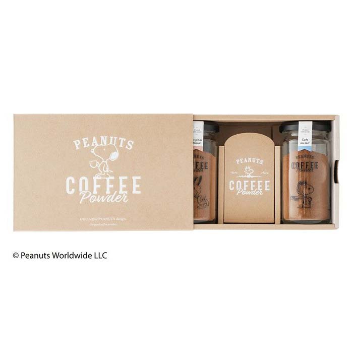 PEANUTS coffee スヌーピー コーヒー 2 Bottle Gift Box オリジナルブレンド×カフェオレ専用 送料無料