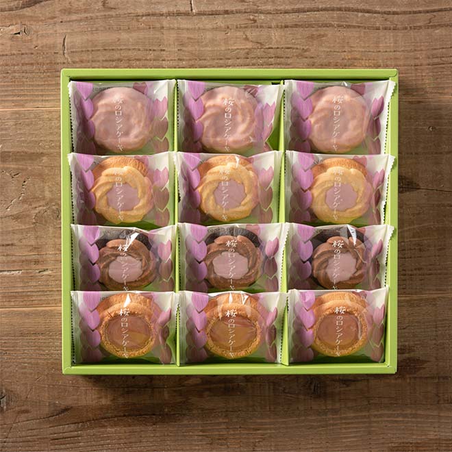 季節限定 中山製菓 桜のロシアケーキ 15個（包装済）| 『内祝い』『出産内祝い』