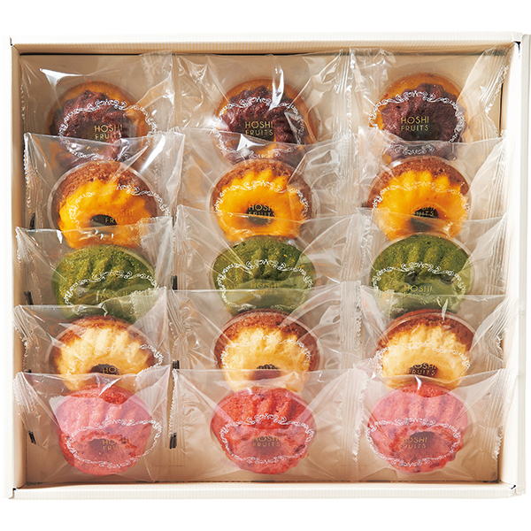 ホシフルーツ 果実のミニョン・ド・クグロフ １５個（HFMK-15）| 『内祝い』『出産内祝い』