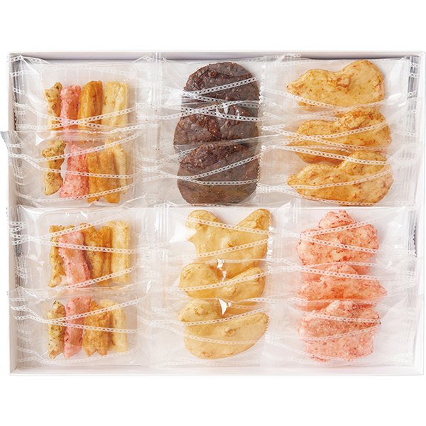 富士見堂 花鳥ひょうたん煎餅五種（FJMD-Y16）（メーカー包装済、のしは外のし）| 『内祝い』『出産内祝い』