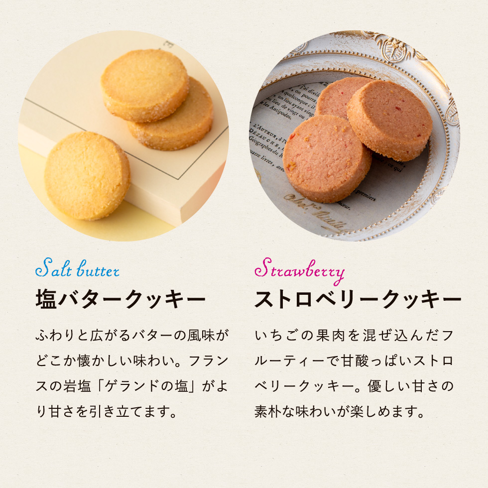 ＶＩＶＩＣＡＮ クッキー （ストロベリー＆塩バター / キャラメル＆ショコラ）(VI-TBA / VI-RCA)