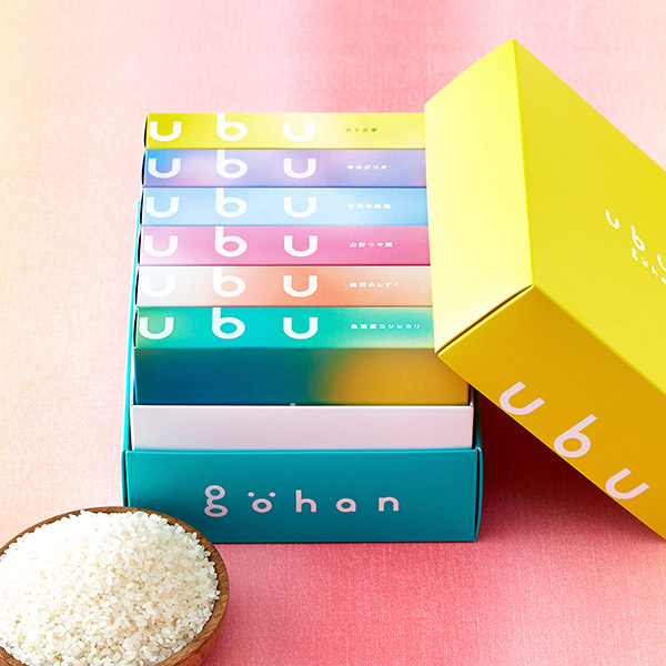 ubu gohan うぶごはん にほんのブランド米 6種詰合せ (300g×6袋入り)| 『内祝い』『出産内祝い』