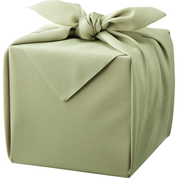 「幸せの宝箱」三段重ね 日本製風呂敷包み グリーン ローズ(のし・包装・メッセージカード利用不可)| 『内祝い』『出産内祝い』